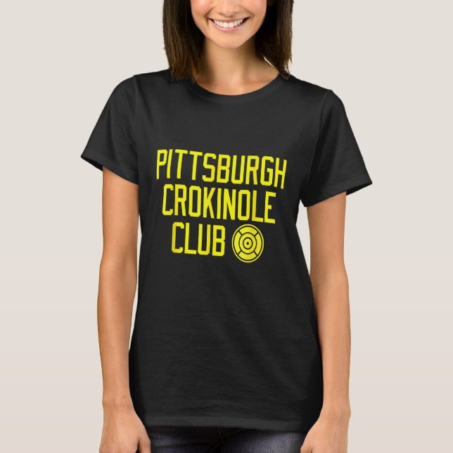 T-shirt Club Crokinole de Pittsburgh (Devant)