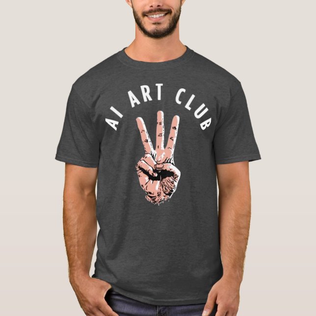 T-shirt Club d'art AI (Devant)