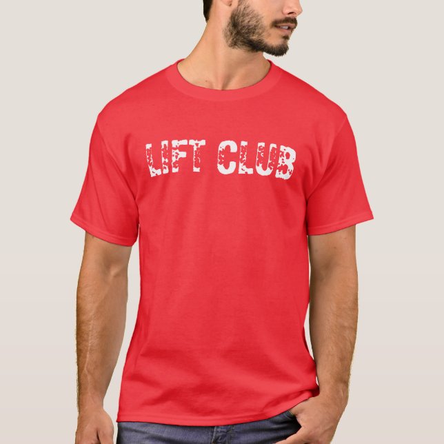T-shirt CLUB d'ASCENSEUR - customisé (Devant)
