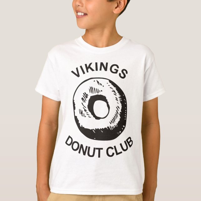 T-shirt Club de beignet de Vikings (Devant)