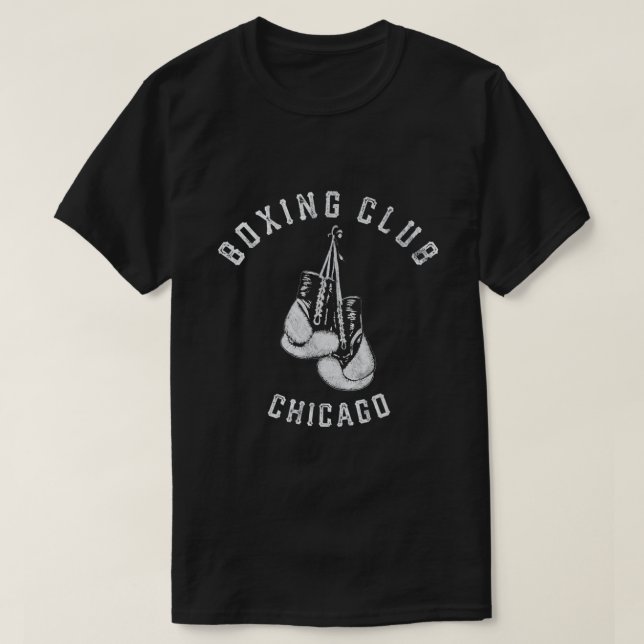 T-shirt Club de boxe Chicago (Design devant)