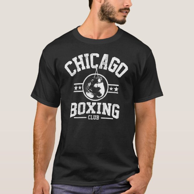 T-shirt Club de boxe de Chicago (Devant)
