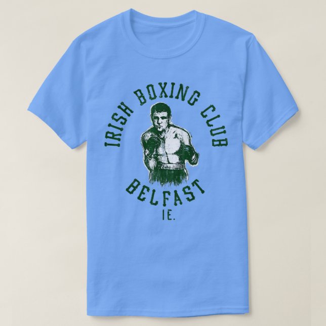 T-shirt Club de boxe irlandais Belfast (Design devant)