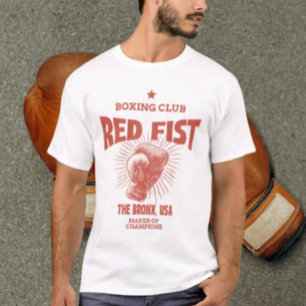 T-shirt Club de boxe Poing Rouge