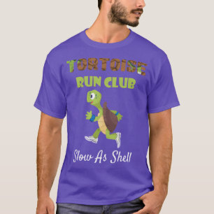 T-shirt Club de course de tortue drôle Marathon de tortue