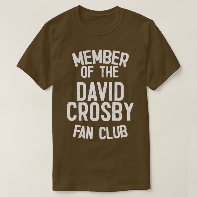 T-shirt Club de fans David Crosby (Design devant)