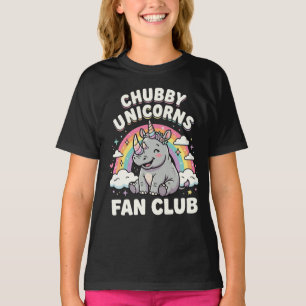T-shirt Club de fans de licornes mignonnes Licorne arc-en-