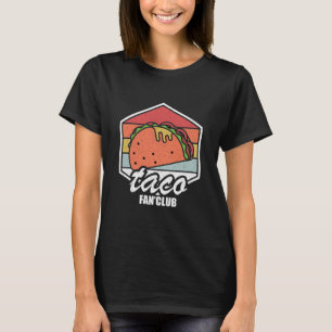 T-shirt club de fans de tacos tacos rétro cuisine mexicain