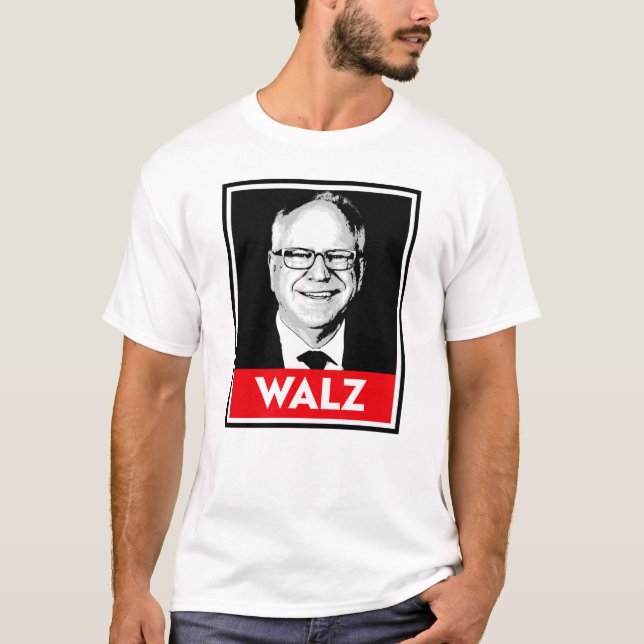 T-shirt Club de fans Tim Walz (Devant)