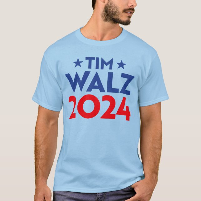 T-shirt Club de fans Tim Walz (Devant)
