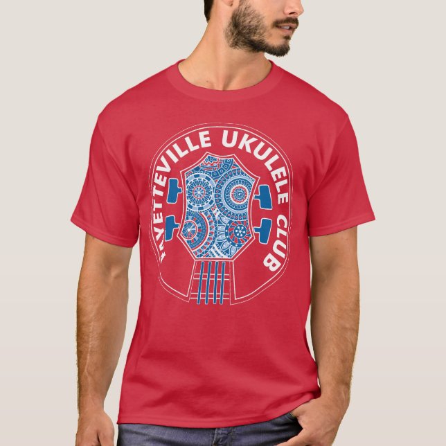 T-shirt Club de Fayetteville Ukulele (Devant)