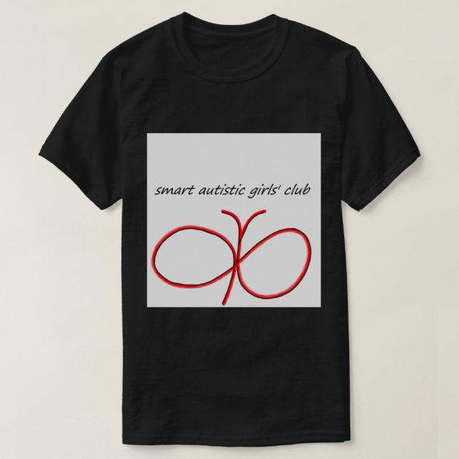 T-shirt club de filles autistes (Design devant)