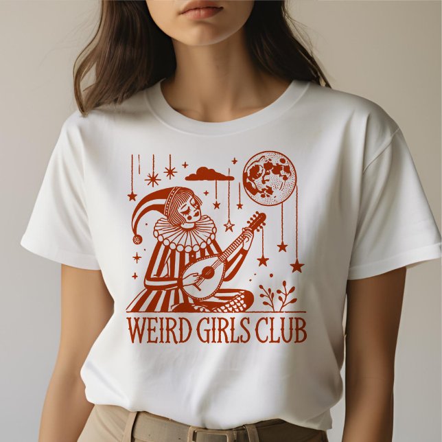 T-shirt club de filles bizarre (Créateur téléchargé)