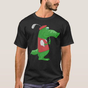 T-shirt club de golf de crocodile