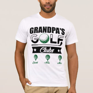 T-shirt Club de golf de Grand-père personnalisé