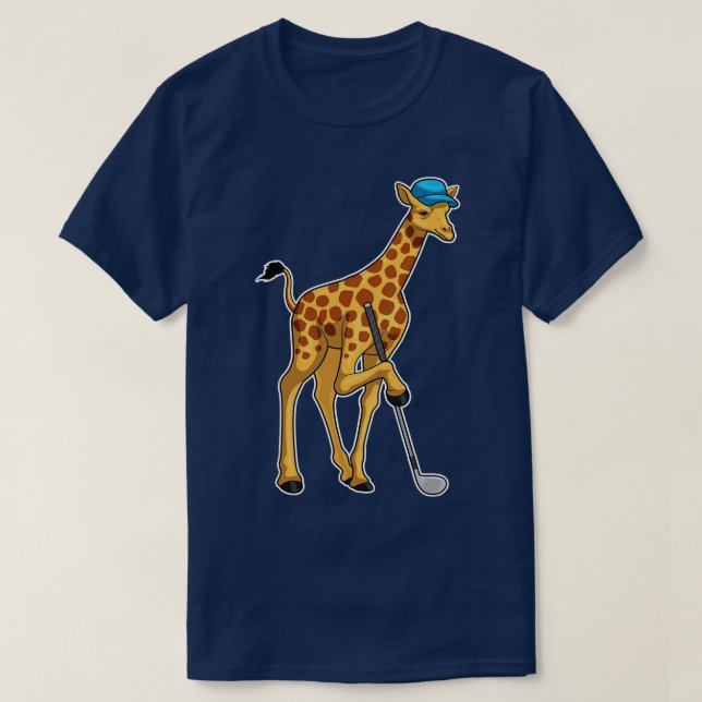 T-shirt Club de golf Girafe Golf (Design devant)