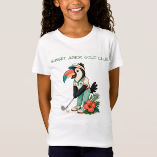 T-Shirt Club de golf junior personnalisé Retro Toucan Enfa