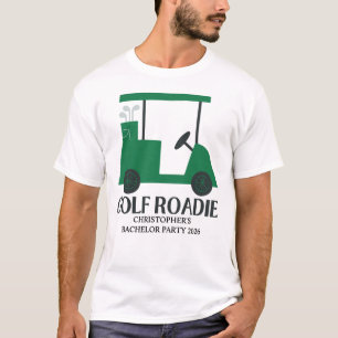 T-shirt Club de golf Last Swing Country Club Bachelor Noir