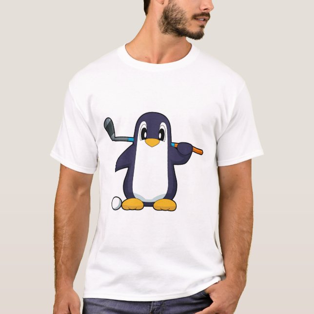 T-shirt Club de golf Penguin Golf (Devant)