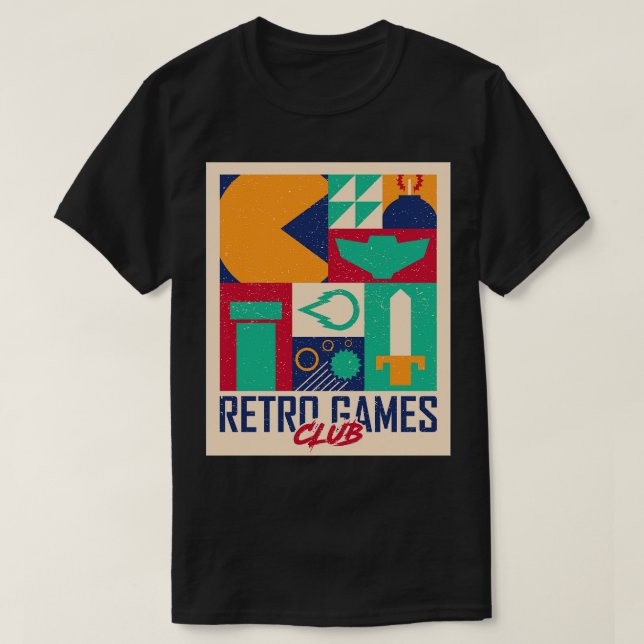 T-shirt Club de jeux rétro (Design devant)