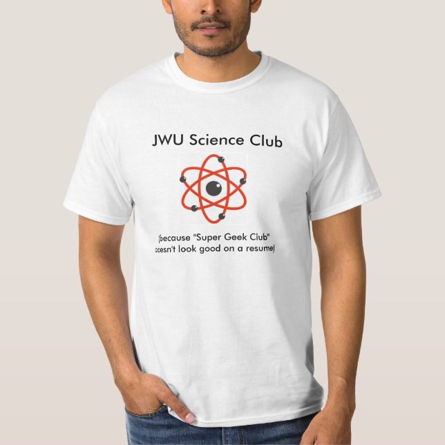 T-shirt Club de la Science de JWU (Devant)
