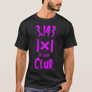 T-shirt Club de l'amour Pi 3.143