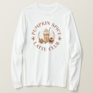 T-shirt Club de Latte au Curry de Citrouille Automne