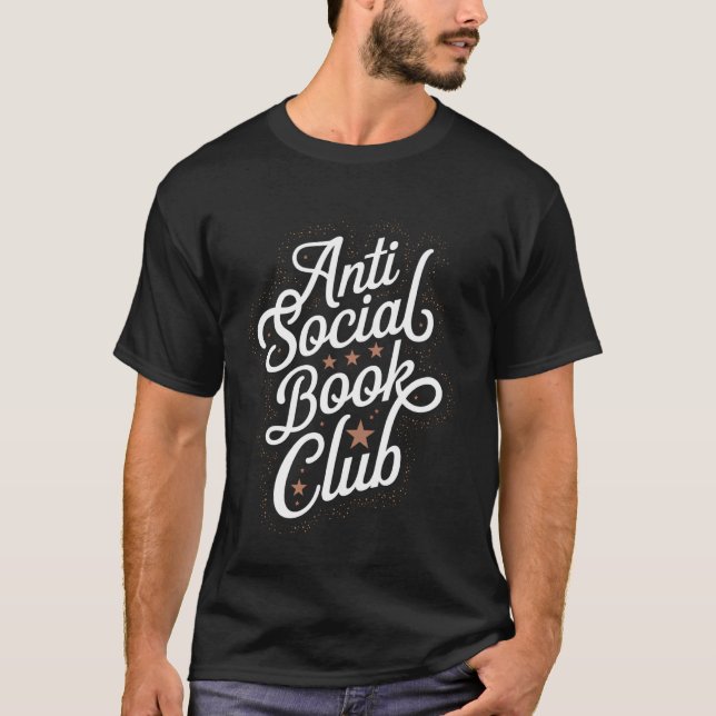 T-shirt Club de lecture antisocial (Devant)