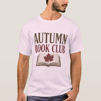 T-shirt Club de lecture d'automne Design de lecteur vintag