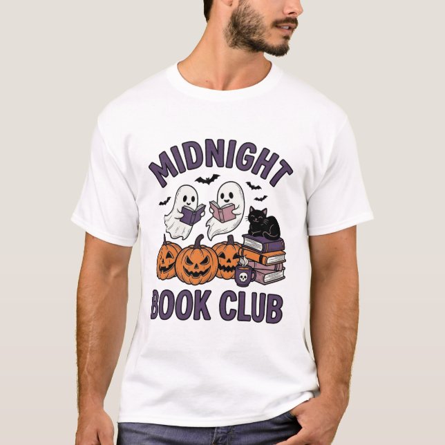T-shirt Club de lecture de minuit pour la conception de le (Devant)
