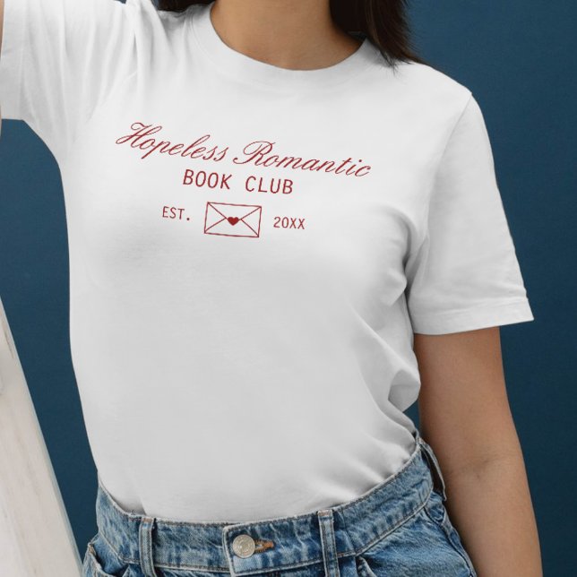 T-shirt Club de lecture de romans d'amour mignons (Créateur téléchargé)
