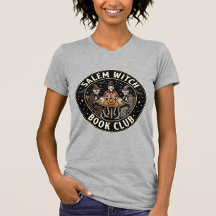 T-shirt Club de lecture de sorcières de Salem Halloween Dé