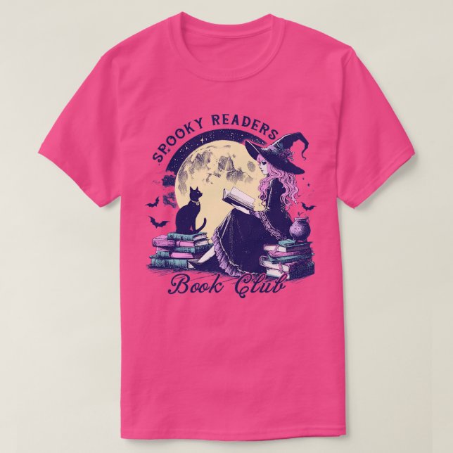 T-shirt Club de lecture éffrayant (Design devant)