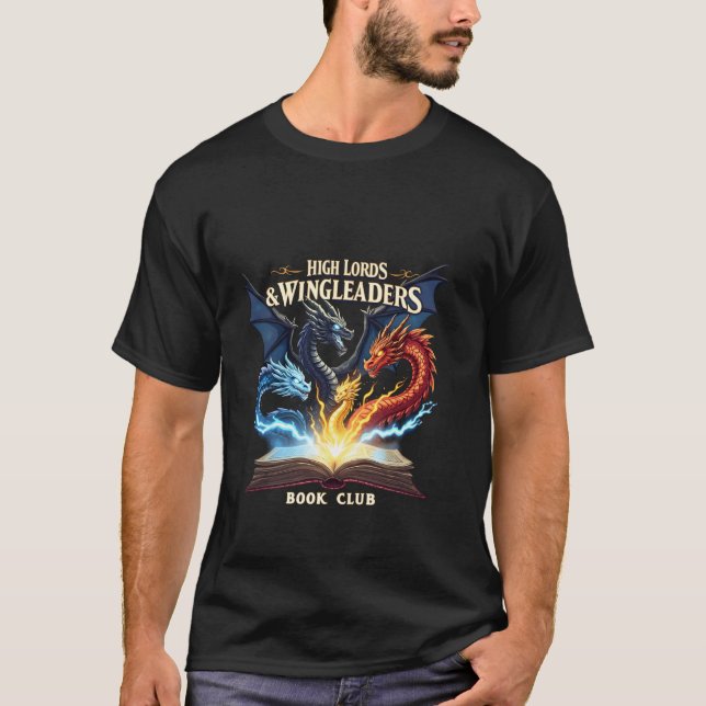 T-shirt Club de lecture Fantasy Dragon High Lords Winglead (Devant)