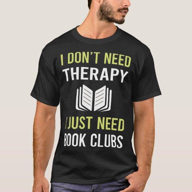 T-shirt Club de lecture thérapeutique (Devant)