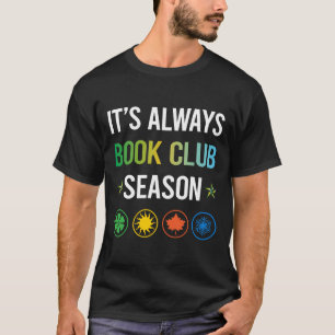 T-shirt Club de livres de saison drôle