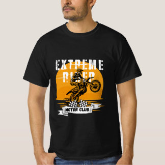T-shirt Club de moto de cavalier extrême