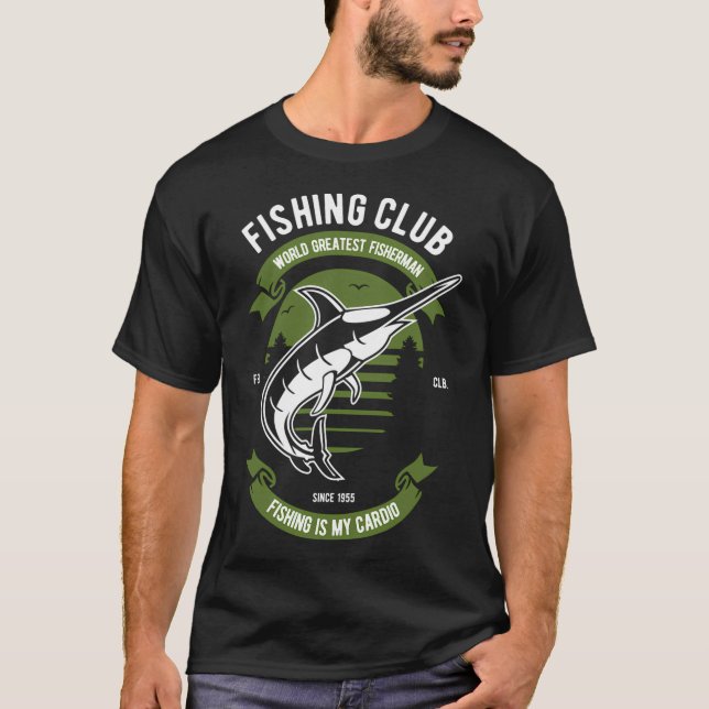 T-shirt Club de pêche (Devant)