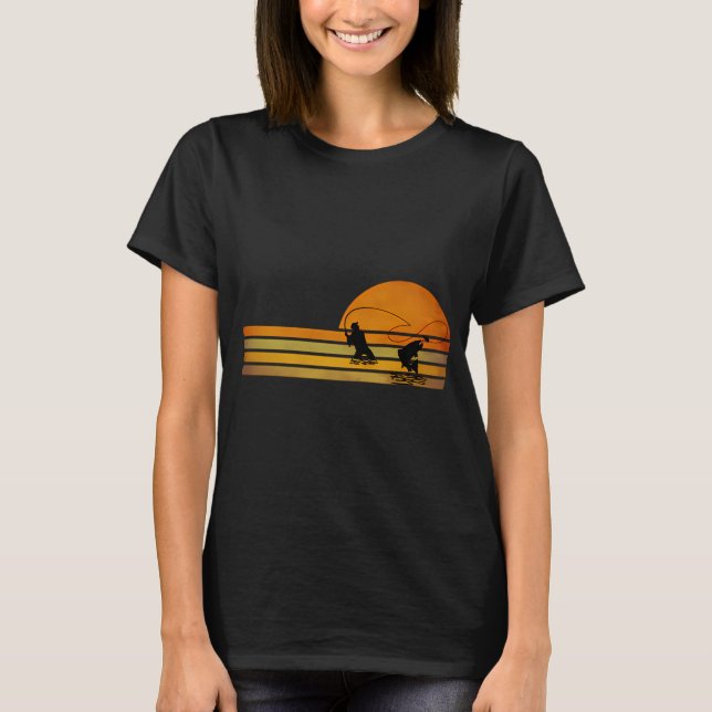 T-shirt Club de pêche lente (Devant)