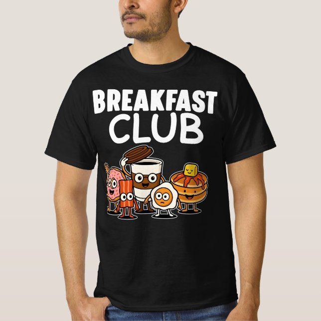 T-shirt Club de petit-déjeuner (Devant)