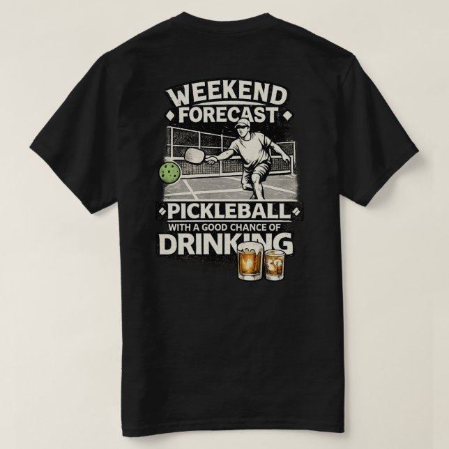 T-shirt Club de Pickleball  (Design dos)