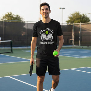 T-shirt Club de Pickleball Raquette et Balle de Pickleball