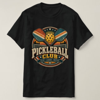 T-shirt Club de Pickleball Rétro