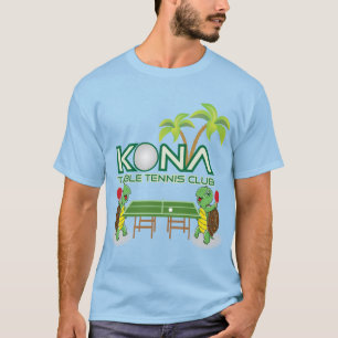 T-shirt Club de ping-pong de Kona