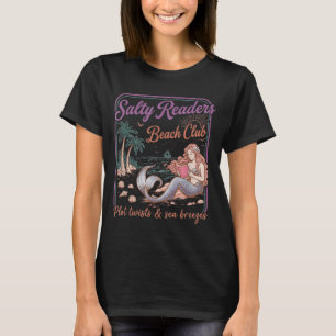 T-shirt Club de plage des lecteurs salés Livres Rebondisse