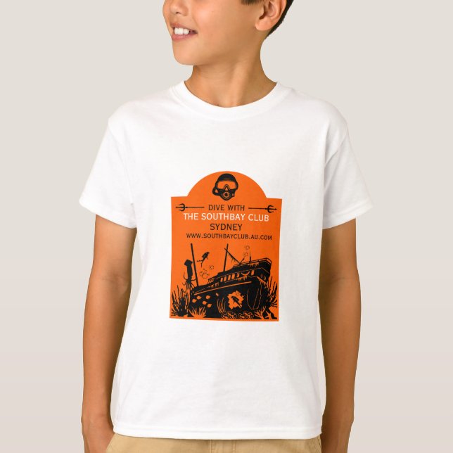 T-shirt Club de plongée nautique (Devant)