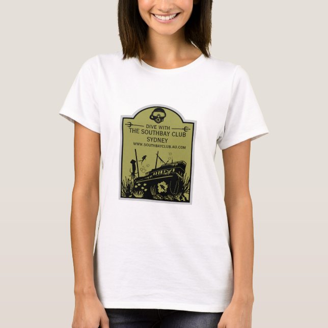 T-shirt Club de plongée sur épaves (Devant)