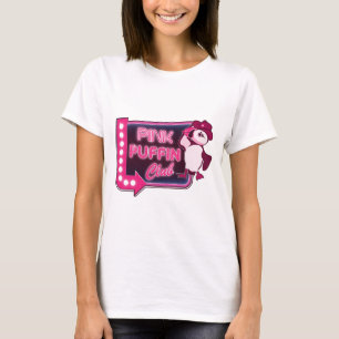 T-shirt Club de Puffin rose