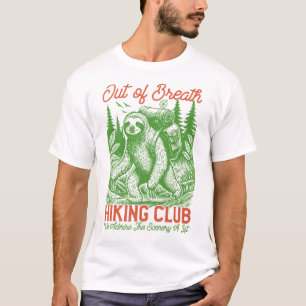 T-shirt Club de Randonnée Drôle de Paresseux à Bout de Sou