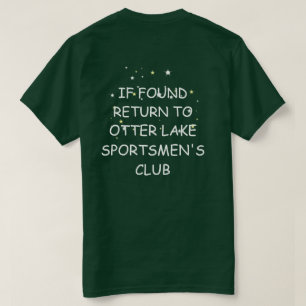 T-shirt Club de retour Michigan de Sportsmens de lac otter